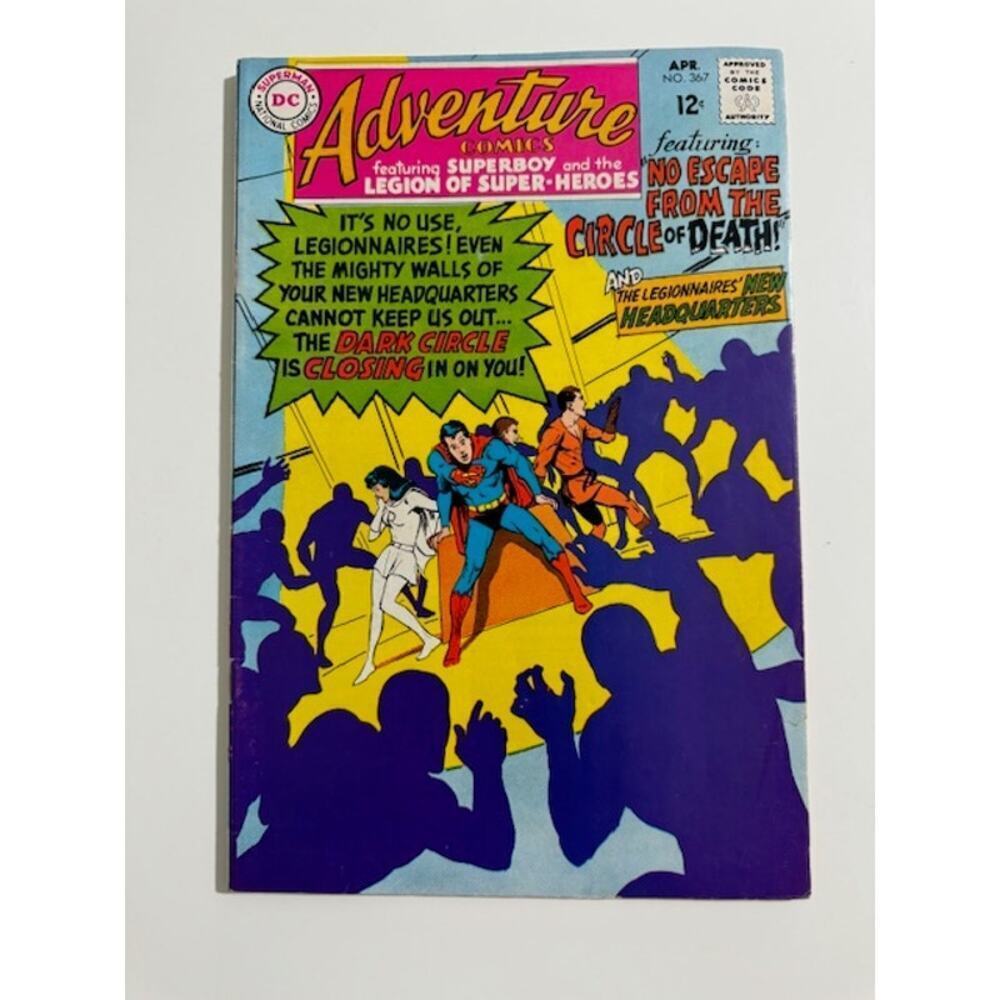 Adventure Comics #367 DC Comics 1968 Silver Age Comic Book- Great Condition - Picture 2 of 12